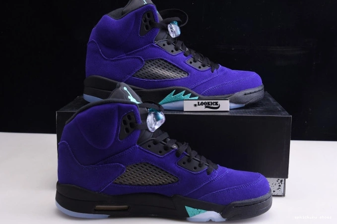 Rep Grape Alternate 5 Air Retro Jordan 136027-500 0729
